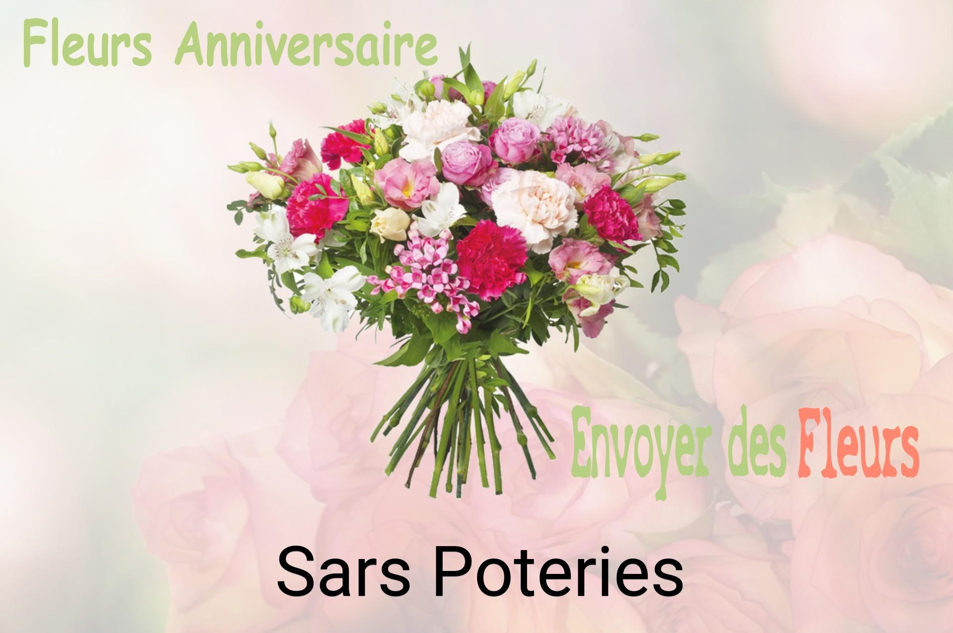 Bouquet de fleurs d’anniversaire livré à Sars-Poteries